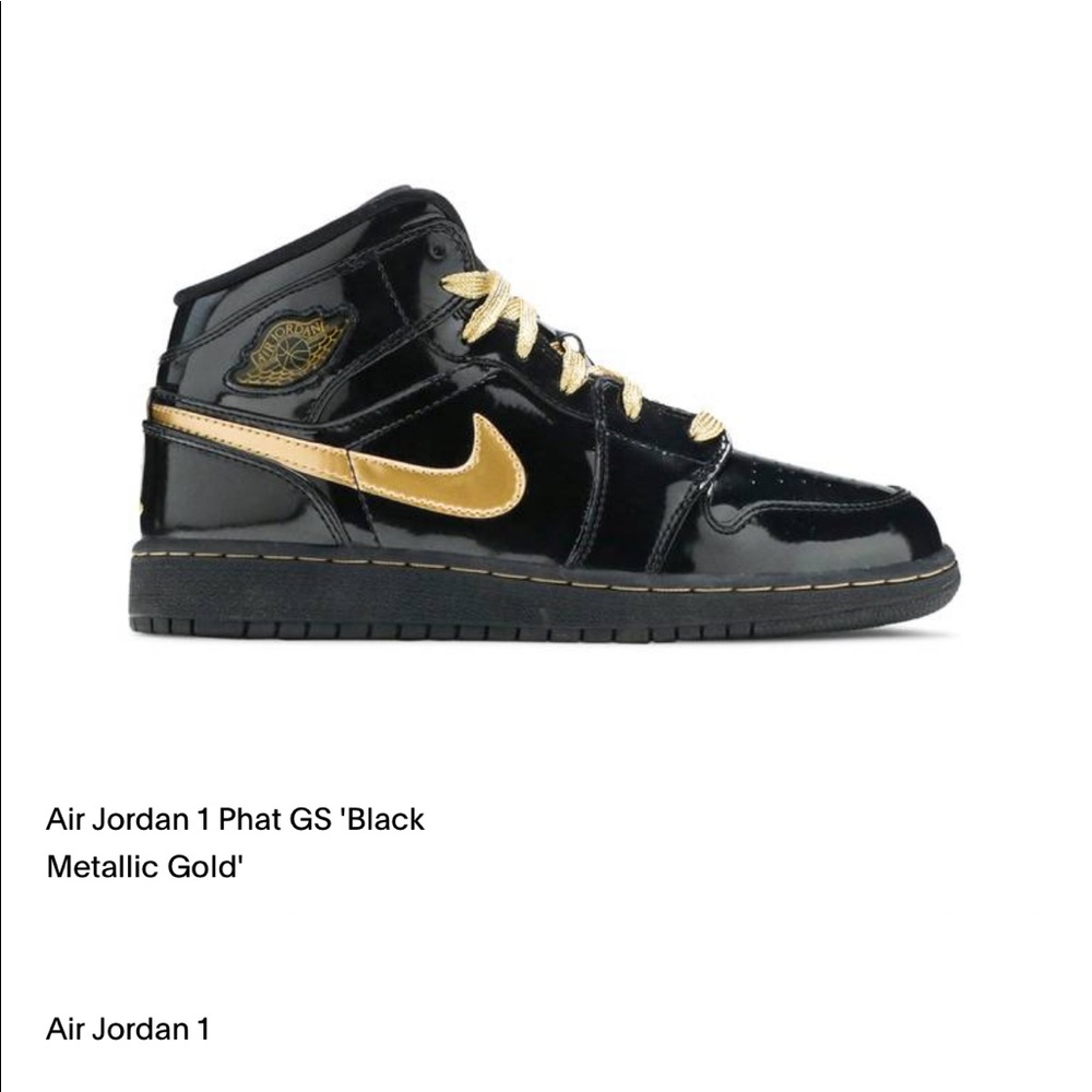 Jordan 1 ‘Black Metallic Gold’ GS 2013